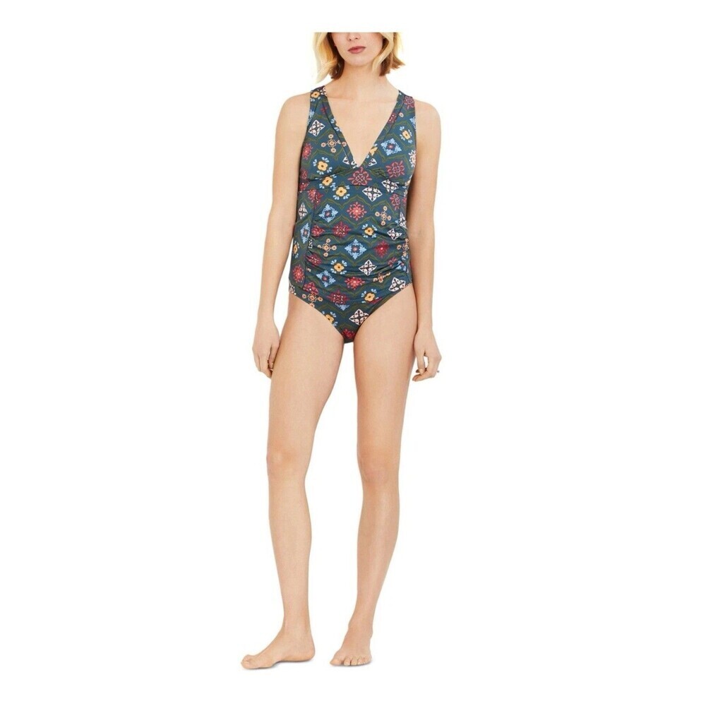 A PEA IN‎ THE POD Maternity Tankini Swimsuit Size XS Two Piece NEW Beach Resort